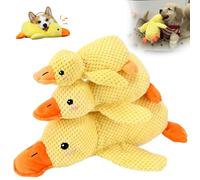 Calming Duck Toy for Dogs, Plush Soft Stuffed Quacking Duck, Mellow Calming Pillow for Puppies and Small to Medium Dogs