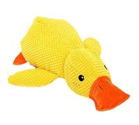 Calming Duck Toy for Dogs, Quack-Quack Duck Dog Toy, Dog Emotional Support Duck Durable The Mellow Dog Calming Duck Dog Toy, Yellow Stuffed Duck Dog Chew Toys for Dogs Indoor Puppy (Small(8.7*9.8in))