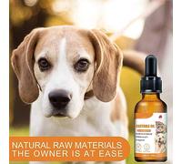 Calming Essential Oil for Dogs, Organic Immune Support, Calming Effect, Easy to Use, Organic Ingredients, Mix with Food - Relaxing Essential Oil for Dogs, Pet (white)