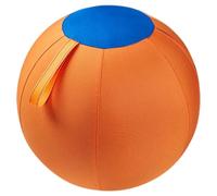 Calming Jumbo Ball for Dogs Durable Tear-Resistant Inflatable Big Ball Tough Herding for Play Exercise Toy with Heavy-Duty Handle Cover & Pump Fun Doggy Herding Dog Giant Tennis (B-45cm)