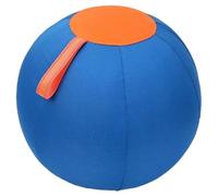 Calming Jumbo Ball for Dogs Durable Tear-Resistant Inflatable Big Ball Tough Herding for Play Exercise Toy with Heavy-Duty Handle Cover & Pump Fun Doggy Herding Dog Giant Tennis (C-45cm)