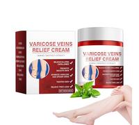 Calming Leg Balm, Lightweight Vein Relief, Muscle Cream with Quick Effect, Portable Lotion with Smooth Application, 2.44x1.93 inches Wellness Accessory, Hydrating Formula for Senior Care