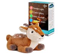 Calming Nightlight Star Projector | Gentle Brightness | 3 Colors | 3 Constellations | Auto-Shutoff | Twilight Buddies- Fawn