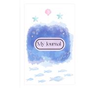 Calming Ocean Vibes Journal: Seashell & Starfish Watercolor Notebook for Journaling, Notes & Personal Reflection