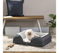 PawHut Dog Bed Calming Pet Bed Dog Mattress for Small Dogs - Charcoal Grey