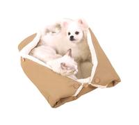 Calming Pet Cave Washable Cat Nest Flat Cat Bed 2 in 1 Washable Nest Closed Warm Cat Bed Puppy Sleeping Blanket for Kitten Rabbit Winter Autumn Indoor