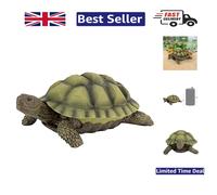 Calming Polyresin Turtle Statue for Your Garden - 22.75 cm Deluxe Decor