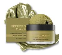 Calming Pore Clear Wash Off Mask - Peptide Clay Mask for Blackheads Removal & Pore Cleaner | Deep Moisturizing Face Mask with Kaolin & Cocoa Extract for Oily & Sensitive Skin, 100g/3.53OZ