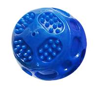Calming Teething Ball, Squeaky Chew Toys, Play Balls on Dogs, Squeaky Interactive Bouncer, Aggression Reducing Texture, Great for Park, Puppy Games, Indoor Stimulation, Indoor Fun