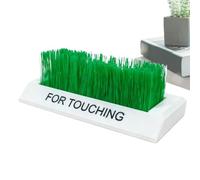 Calming Terrain - Tactile Green Sculpture, Desk Accent with 3D Form, Relaxation Decor Faux Meadow Display with Sturdy Build, Sensory Soothing Model for Mindful Grounding Habits