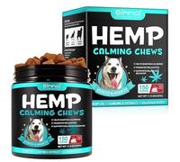 Calming Treats for Dogs, 150 Count Natural Dog Calming Treats, Hemp Calming Chews for Separation Anxiety, Barking, Fireworks & Thunderstorms, (Duck Flavor)