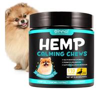 Calming Treats for Dogs - Natural Support for Calming During Travel, Barking, Separation, Storms - Calm Without Drowsiness - Dog Calming Chews for Small Medium Large Dogs - Duck Flavor, 110 Count