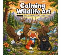 Calming Wildlife Art: North American Wildlife in Natural Habitats: A Coloring Book