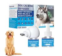 Calmipaws Diffuser to Stop Peeing, Calmipaws Diffuser, Soothes Scratching, Relieves Stress Caused by Fear, Changes Urine Marking, Eases Conflict Between Dogs, Reduces Anxiety, Unscented (3 pcs)