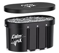 CalmMax Oval Ice Bath with Lid for Athletes - 492L Foldable Cold Plunge Tub, Bathtub for Indoor and Outdoor Use, Cold Therapy for Athletes, Ice Bath Cold Plunge for Home