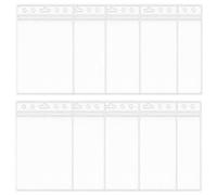 Calolin 10 Pcs A4 Sheet Protectors, Waterproof Document Pouch, Clear Plastic Sleeves, Hard PVC, Top Loading, 8.3 x 11.7 in, Wall Sign Holder, for Certificates, Photos