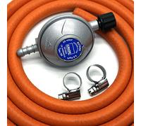 Calor Gas Brand Camping gas Gas Regulator 1Mt Hose/Pipe & 2 Clips 5 Year Warranty
