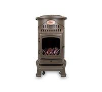 Calor Provence 3kw Portable Flueless Gas Stove Heater (Honey Glow Brown)
