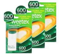 Calorie-Free Sweetener Tablets - Sugar Substitute, 1800 Tablets (3 x 600)