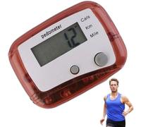 Calorie Step Counter - Small Walking Miles Pedometer Distance Tracking | Multifunctional Sport Must Have a Step Counter, Battery Counter Device Counter Compa