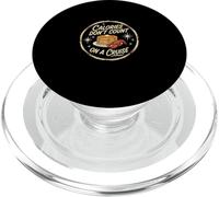 Calories Dont Count On A Cruise Joke Foodie Humor PopSockets PopGrip for MagSafe