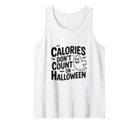 Calories Don't Count on Halloween Fun Festive Tank Top