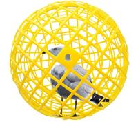 CalorMixs 11" Ball-Shaped Movable Pigeon Chick Coop, Little Rabbit Duck Guinea Pig Safe Walking Net,Preventing Dog Bites, Predation by Eagles Wolves Cats Eagles, Pet t Safety Cage