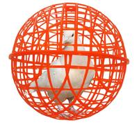 CalorMixs 11" Ball-Shaped Movable Pigeon Chick Coop, Little Rabbit Duck Guinea Pig Safe Walking Net,Preventing Dog Bites, Predation by Eagles Wolves Cats Eagles, Pet t Safety Cage