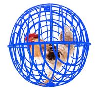 CalorMixs 15.7" Ball-Shaped Movable Chicken Coop,Pigeon Rabbit Duck Safe Walking Net,Preventing Trampled by Horse,Predation by Eagles,Dog Bites.Pet Removable Prevent Harassment Safety Hutch