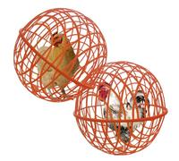 CalorMixs 15.7" Ball-Shaped Movable Chicken Coop,Pigeon Rabbit Duck Safe Walking Net,Preventing Trampled by Horse,Predation by Eagles,Dog Bites.Pet Removable Prevent Harassment Safety Hutch(2 Pack)