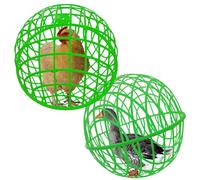 CalorMixs 15.7" Ball-Shaped Movable Chicken Coop,Pigeon Rabbit Duck Safe Walking Net,Preventing Trampled by Horse,Predation by Eagles,Dog Bites.Pet Removable Prevent Harassment Safety Hutch(2 Pack)