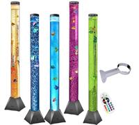 CALOVER LED Sensory Bubble Fish Tube Night Lamp 4Ft with Wall Bracket- Color Changing, Wall-Mountable Aquarium Tank Light for Mood Enhancement, ADHD Autism Relief -Gift for Kids, Men, Women