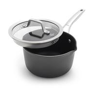 Calphalon 2172311 Premier Sauce Pan with Lid, Aluminum Stainless Steel, Black