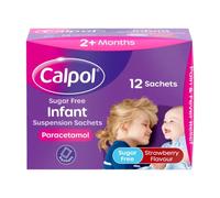 Calpol Infant Paracetamol Daily Wellness Support Oral Suspension Sachets Sugar-Free for Babies - Pack Size Not Stated