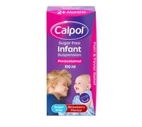 Calpol Infant Suspension Sugar Free Strawberry 100ml