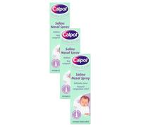 Calpol Saline Nasal Spray for Blocked Nose Relief for All Ages (3 x 15ml)