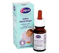 Calpol Soothe and Care Saline Nasal Drops - 10ml (SHORT DATED 01/2026)