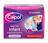 Calpol Sugar Free Infant Suspension 2+ months 12 Sachets
