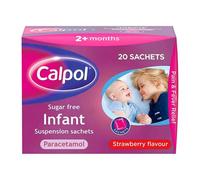 Calpol Sugar Free Infant Suspension 5ml Sachets 20