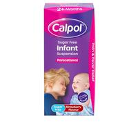 Calpol Sugar Free Infant Paracetamol Suspension Strawberry Flavour 2+ months 100ml