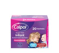 Calpol Sugar Free Infant Suspension 2+ Months - 20 X 5Ml Sachets