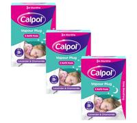 Calpol Vapour Plug 5 Refills, Pack of 3, Lavender & Chamomile, Helps Clear and Ease Breathing, Vapour Plug in & Nightlight Refill Pads for Soothing 8 Hour Night-Time Comfort, Suitable for 3+ Months