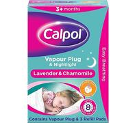 Calpol Vapour Plug & Nightlight Lavender & Chamomile + 3 Refill Pads