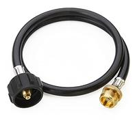 CALPOSE 3 Feet Propane Adapter Hose, 1lb to 20lb Adapter Converts 1lb Appliances to 5-40lb Tanks, Gas Hose for Weber Q, Coleman Grill, Buddy Heaters and More