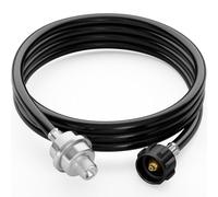 CALPOSE Propane Fuel Filter F273699 with 12FT Hose for Mr.Heater Buddy Portable Buddy and Big Buddy Heaters, Heater Propane Hose with QCC1/Type1 Adapter Connect 20-45 Lb Propane Tanks, Certification