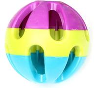 Calsgkspray 1pc Colorful Dog Toys for Medium to Large Breed Dogs Hollow Ball with Bell Inside Interactive Plastic for Relieving Boredom Pet Supplies,Balls Toys