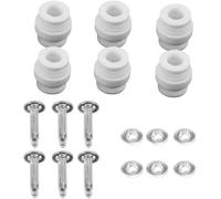 Calsgkspray A Set White Shock Absorption Damping Rubber Balls+Anti-Drop Bumper Pins Kit for DJI Phantom 3 Standard Professional Advanced,Cushion Repair Spare Parts,Quadcopters and Accessories