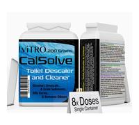CalSolve Toilet Descaler & Limescale Remover - Concentrated Formula, 8 Doses (200g), Dissolves Urine Scale & Tough Stains