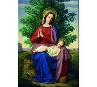 Caltime Madonna and Child Religious Advent Calendar 245mm x 350mm with white envelope