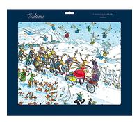 Caltime Traditional Advent Calendar, Christmas Race with Envelope